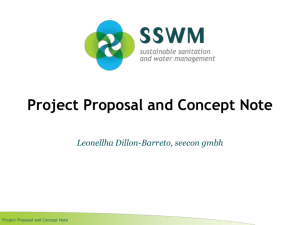 2. Developing a Project Proposal and Concept Note