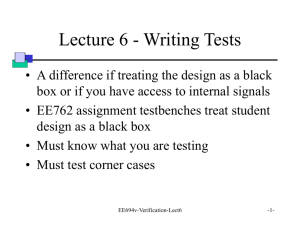 OSU Lecture 6 on Writing Tests