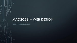 MAD2053 * Web Design