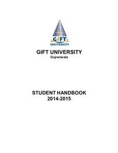 Handbook - GIFT University