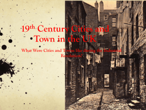 19th Century Cities and Town in the UK
