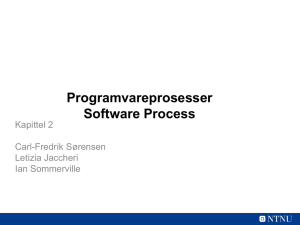 Software Prosesser kapittel 2