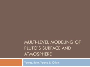 Multi-level modeling of Pluto's surface and atmosphere