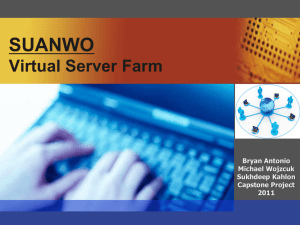 SUANWO Virtual Server Farm