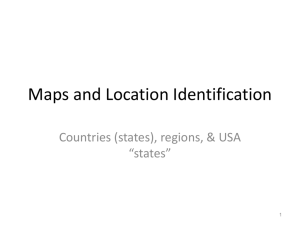 Maps and Location Identification