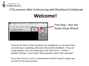 CTSI PPT re. webconferencing with Blackboard Collaborate