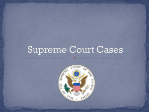 unit 5 Supreme Court Cases