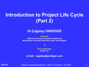 3. Introduction to Project Life Cycle