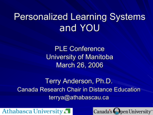Beyond LMS to Personalized learning Systems