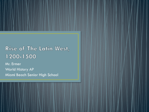Rise of the Latin West - Miami Beach Senior High School