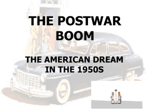 the postwar boom - Charleston School District