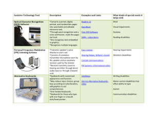 Assistive Technology Tool