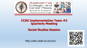 CCRS Implementation Team #3 Quarterly Meeting Social