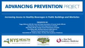 PowerPoint Presentation - Advancing Prevention Project