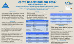 Do we understand our data? Evaluating