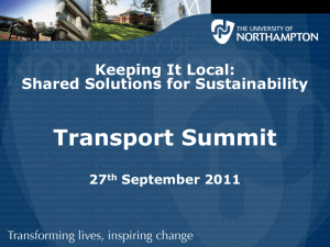 Transport Summit Presentations