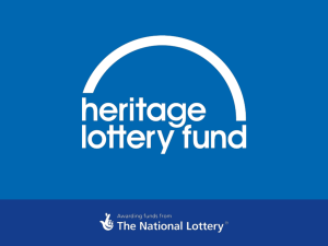 Heritage Lottery funding programmes