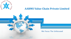 AOM Safety Device - AARMS Value Chain