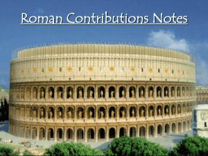 Roman Contributions