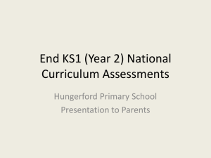 SATS info evening - Hungerford Primary School