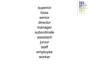 Company structure