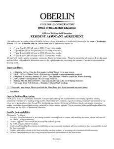 agreement - Oberlin College