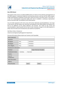IE Alumni Survey Form - Beirut Arab University