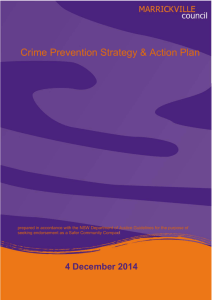 Marrickville Crime Prevention Plan