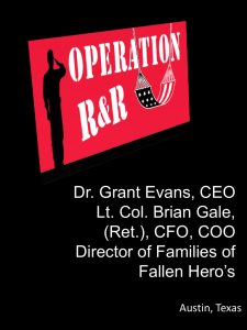Operation R&R