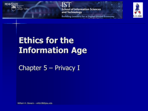 Ethics for the Information Age - Chapter 5