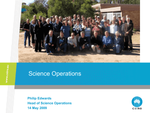 Science Operations - Australia Telescope National Facility