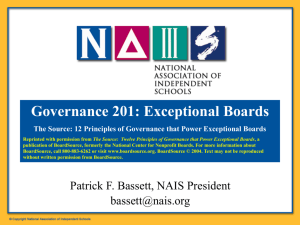 12 Principles of Governance that Power Exceptional Boards