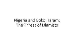 2015 Boko Haram PowerPoint - Great Valley School District