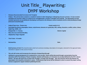 Unit Title_ Playwriting