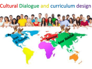 Culture dialogue in ELT - Dr.Antar Abdellah Home Page