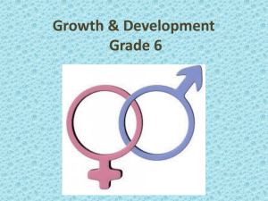Growth & Development: Grade 6