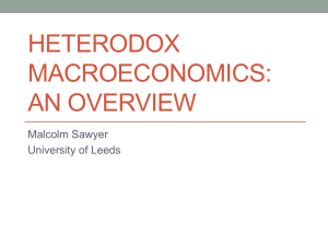 Heterodox macroeconomics: an overview