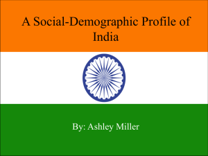 A Social-Demographic Profile of India