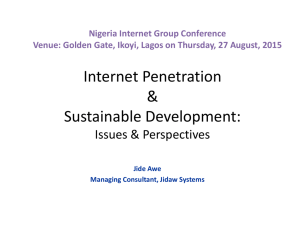 Internet Penetration & Sustainable Development