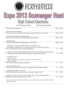 Expo 2013 Scavanger Hunt OTTS=Ottensman Hall EGH
