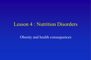 Nutrition Disorders