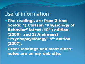 Psychology 312-1 - Northwestern University