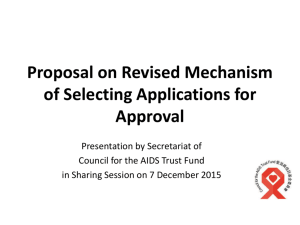 Proposal on Revise Mechanism of Selecting Applications for Approval