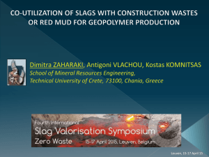 Presentation - Slag Valorisation Symposium
