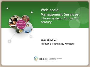 Web Scale Management Service and You