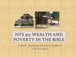 NTS 507_IV_Prophets I