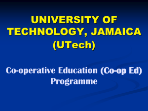 Co-op Ed - University of Technology
