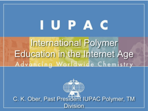 International Polymer Education in the Internet Age