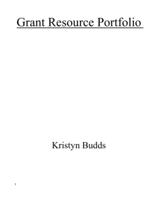 Grant Resource Portfolio