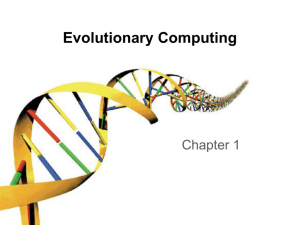Problems to - Introduction to Evolutionary Computing